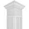 Ekena Millwork Craftsman Classic Square Non-Tapered Artisan Fretwork Column w/ Crown Capital & Crown Base CC0810ENARTCRCR - alternate 5